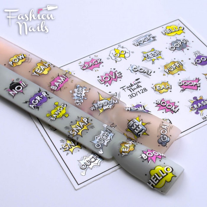 Fashion Nails Слайдер-дизайн 3d 128*