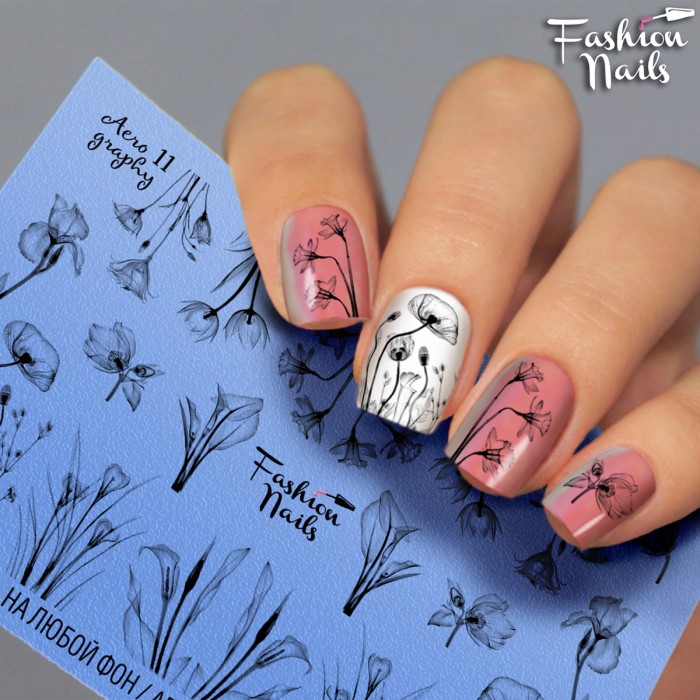 Fashion Nails Слайдер-дизайн AeroGraphy 011*
