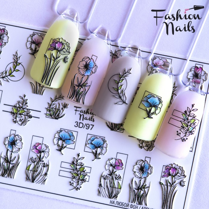 Fashion Nails Слайдер-дизайн 3d 097*
