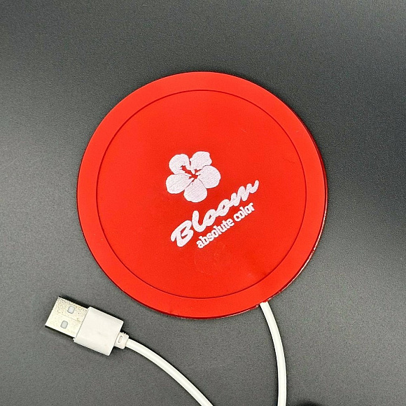 Bloom Подогреватель для баночки, Красный