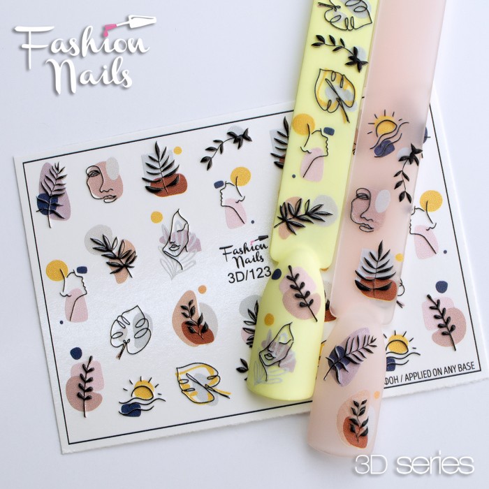 Fashion Nails Слайдер-дизайн 3d 123*