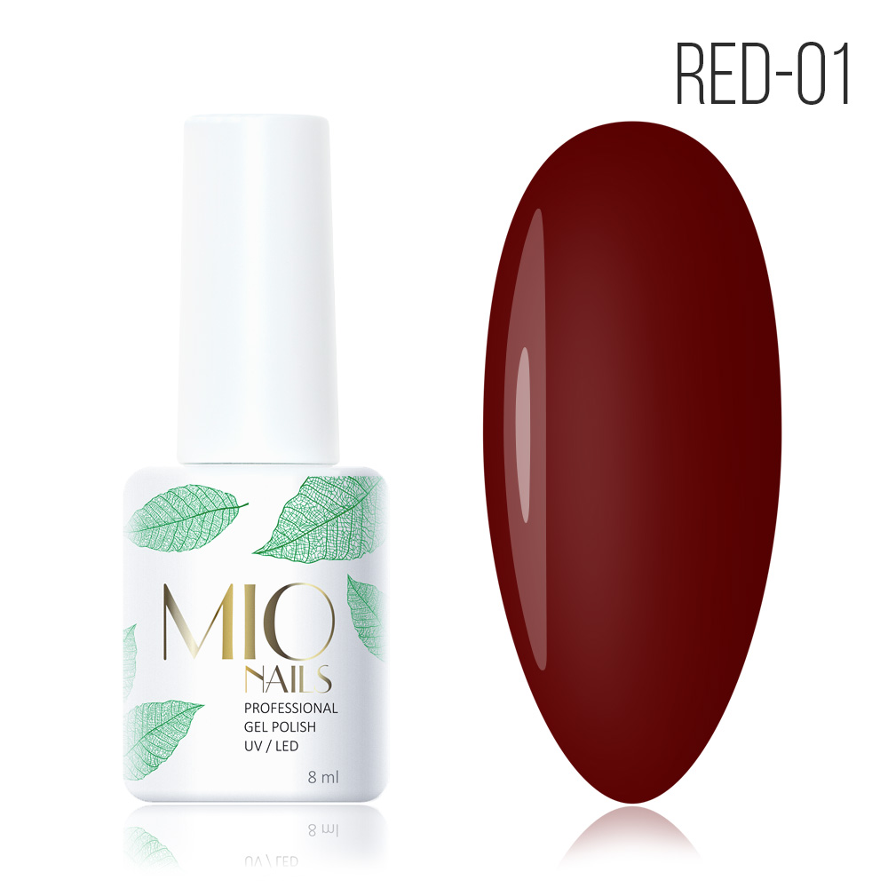 MIO Nails Гель-лак RED №01 (8 мл)