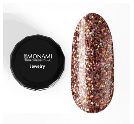 Monami Гель-лак Jewelry Smoky Guartz (5 г)*