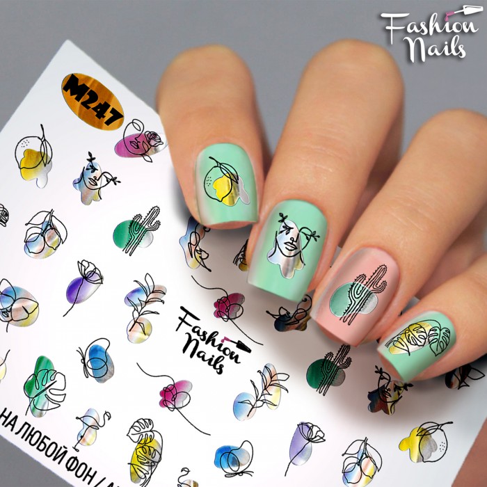 Fashion Nails Слайдер-дизайн Metallic 247*