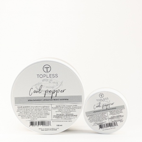 TOPLESS Крем-парафин Cool Pepper для холодной парафинотерапии (150 мл)