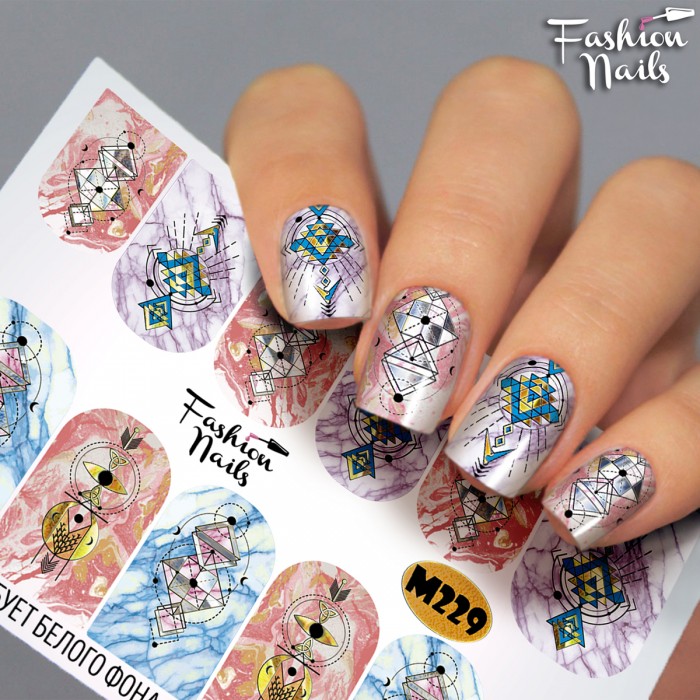 Fashion Nails Слайдер-дизайн Metallic 229*