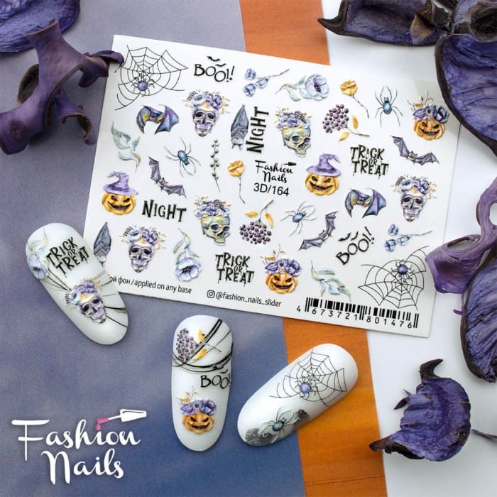 Fashion Nails Осень Слайдер-дизайн 3d 164*