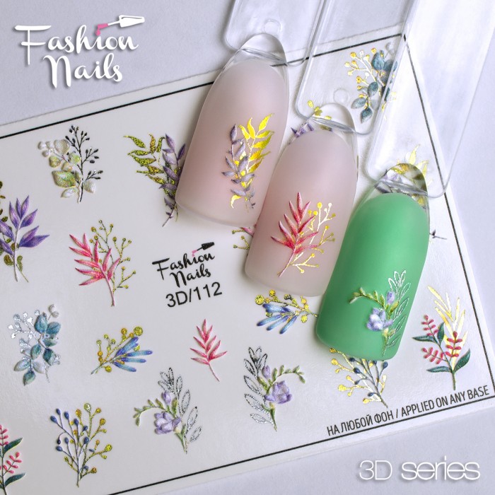 Fashion Nails Слайдер-дизайн 3d 112*