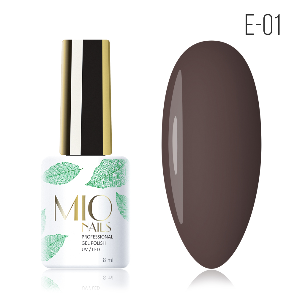 MIO Nails Гель-лак №E-01 Сепия (8 мл)