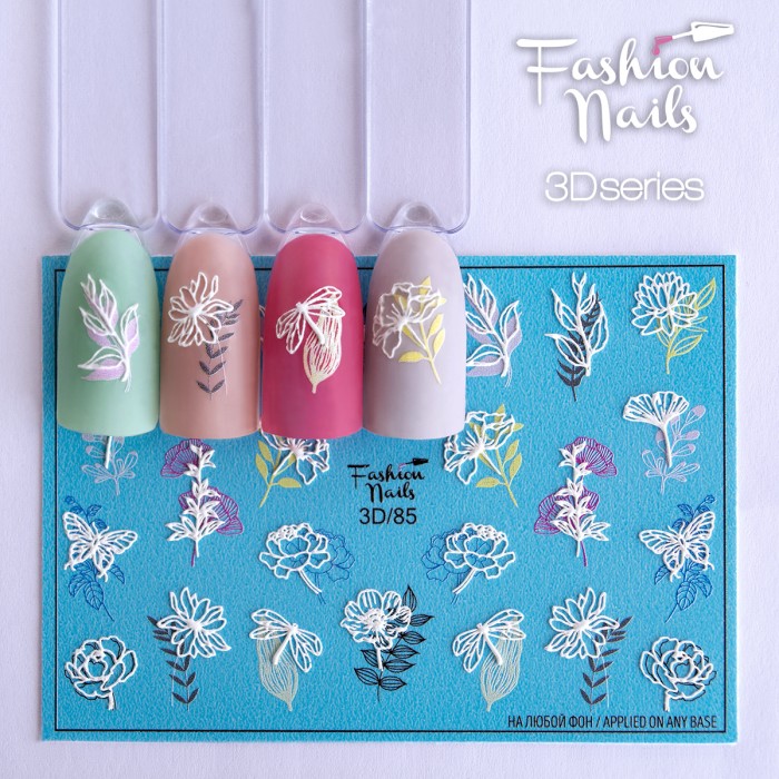 Fashion Nails Слайдер-дизайн 3d 085*