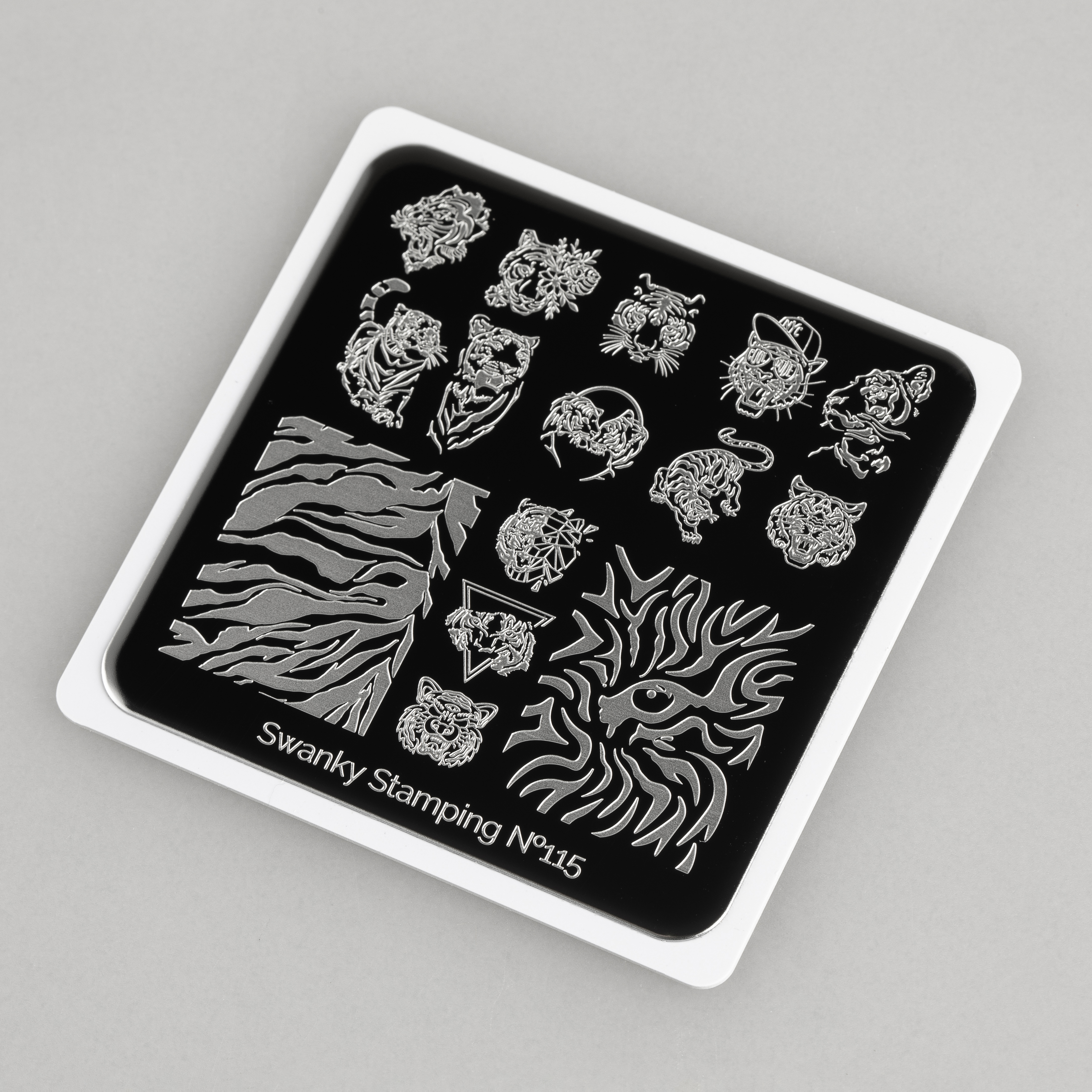 Swanky Stamping Пластина 115 (33)  маленькая 6*6 см*