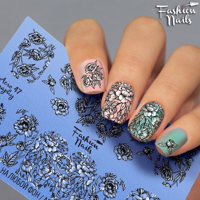 Fashion Nails Слайдер-дизайн AeroGraphy 047*