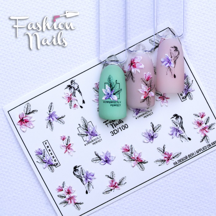 Fashion Nails Слайдер-дизайн 3d 100*