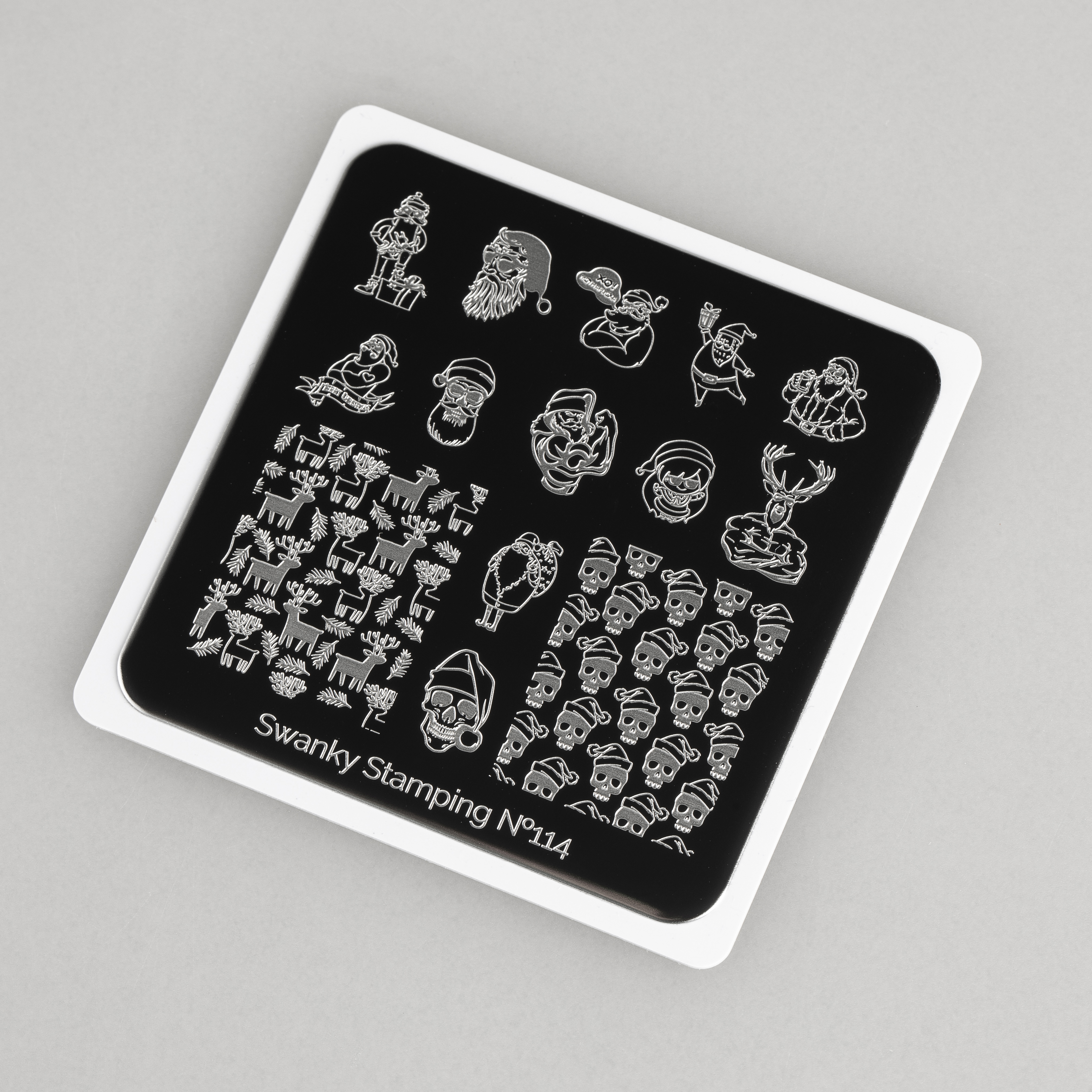 Swanky Stamping Пластина 114 (33)  маленькая 6*6 см*