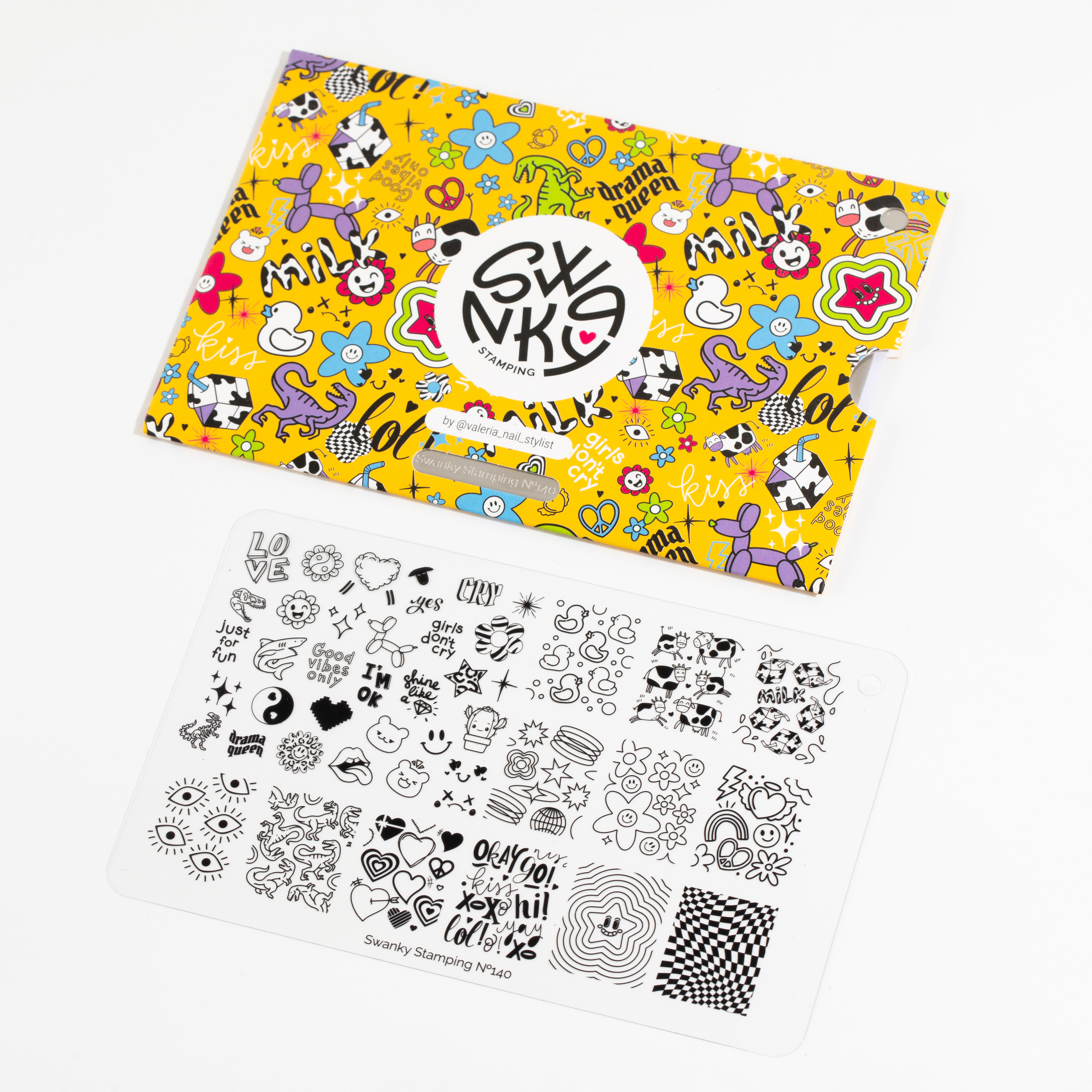 Swanky Stamping Пластина 140 большая 14,5*9*