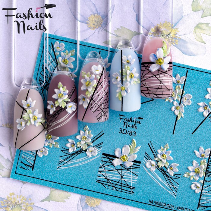 Fashion Nails Слайдер-дизайн 3d 083*