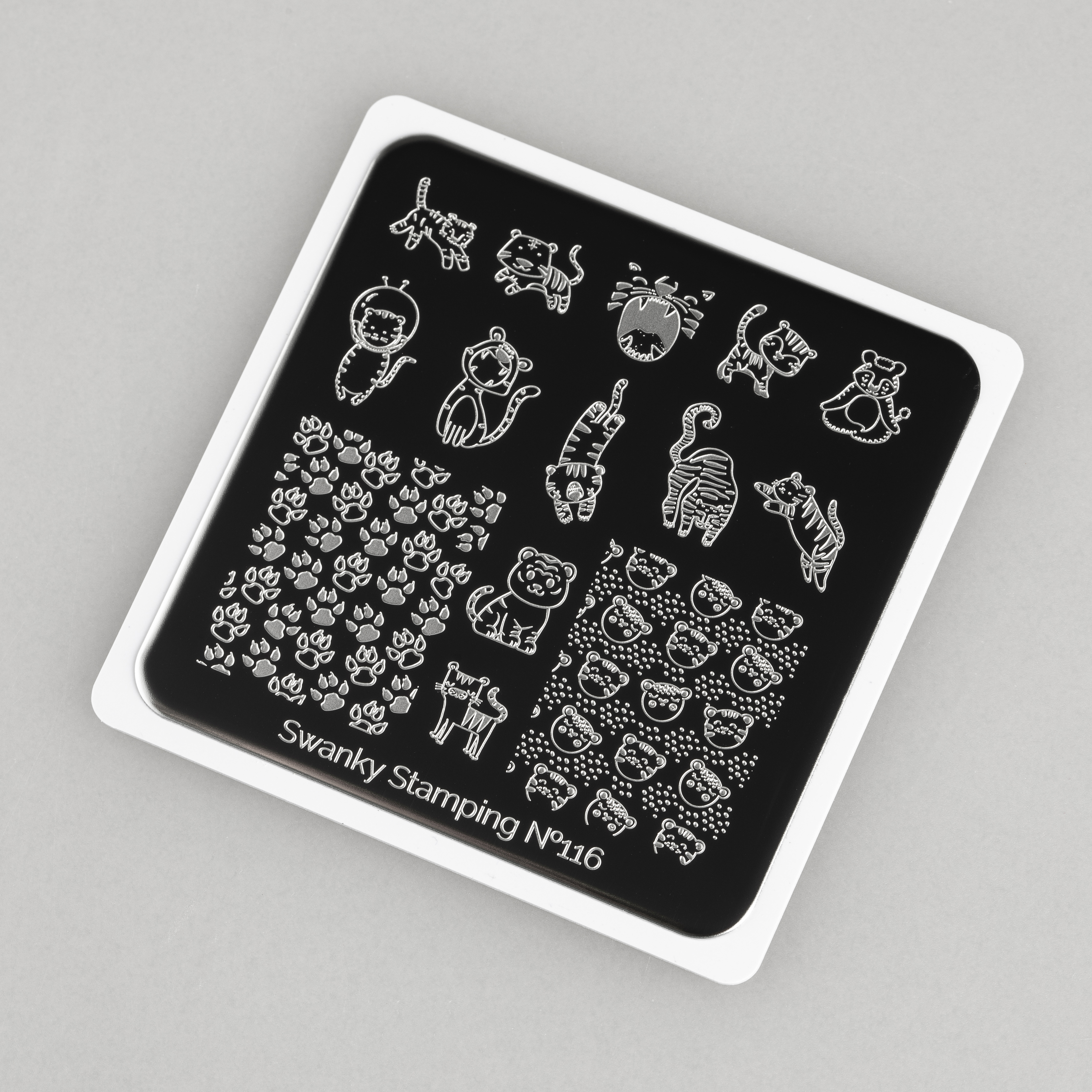 Swanky Stamping Пластина 116 (33)  маленькая 6*6 см*