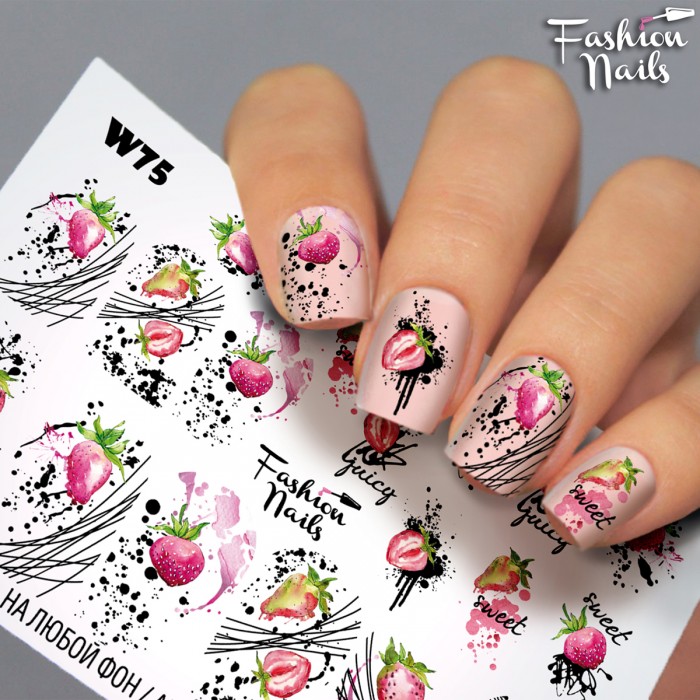 Fashion Nails Слайдер-дизайн White 075*