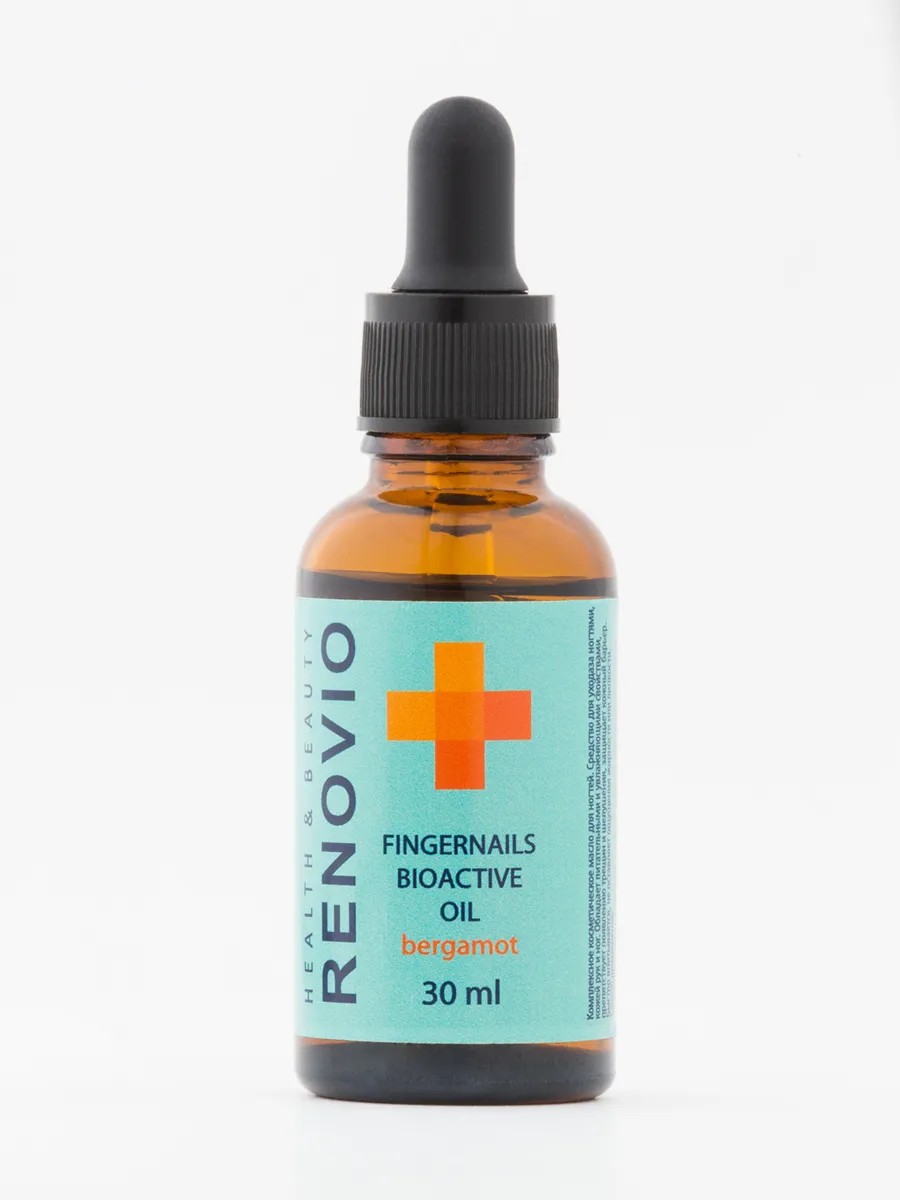 RENOVIO Масло для ногтей Fingernails bioActive Oil Bergamot (30 мл)