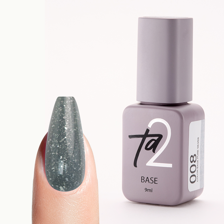 Ta2 База каучуковая цветная Base Pure Silver №008 (9 мл)