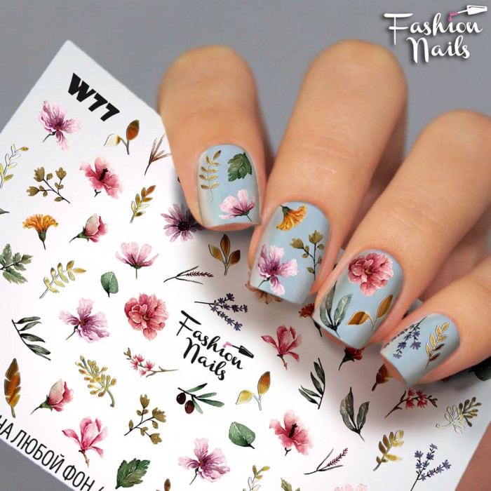 Fashion Nails Слайдер-дизайн White 077*
