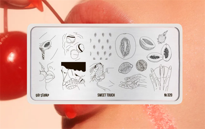 Go Stamp Пластина для стемпинга 320 Sweet Touch