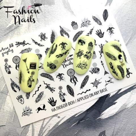 Fashion Nails Слайдер-дизайн AeroGraphy 058*