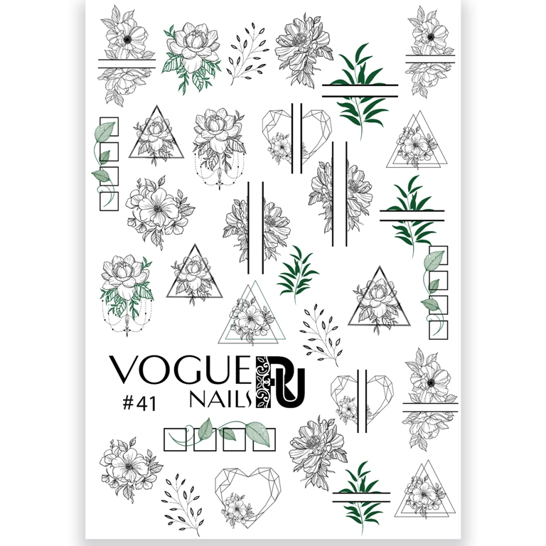 Vogue Nails Слайдер-дизайн #041*