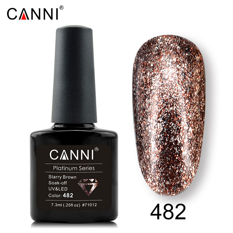 CANNI Гель-лак Platinum Series №482 (7,3 мл)