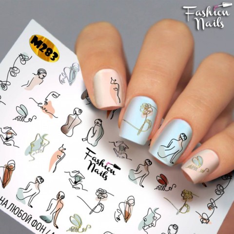 Fashion Nails Слайдер-дизайн Metallic 283*