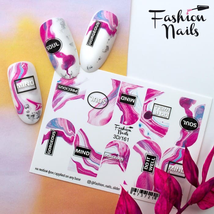 Fashion Nails Слайдер-дизайн 3d 161*