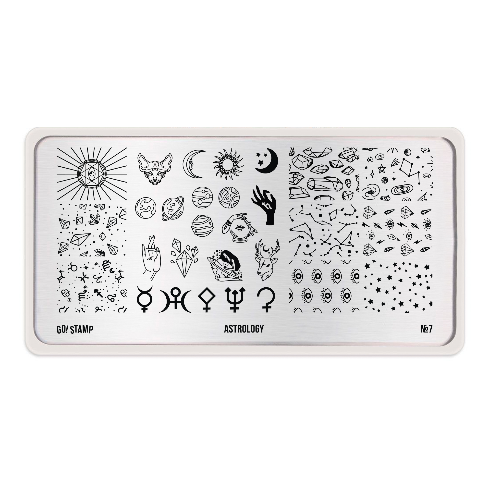 Go Stamp Пластина для стемпинга 07 Astrology*