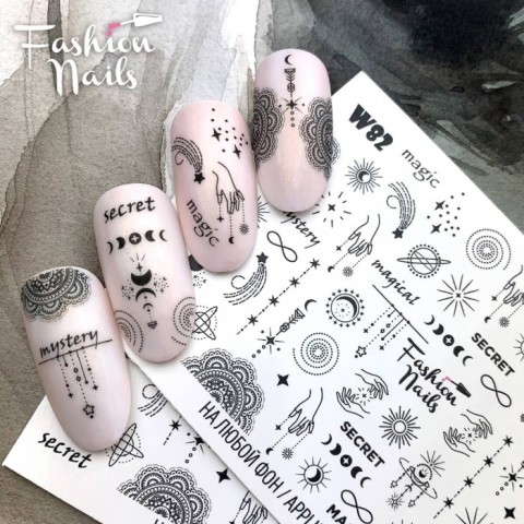 Fashion Nails Слайдер-дизайн White 082*