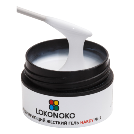 LOKONOKO Гель моделирующий жесткий HARDY №001 (15 мл)