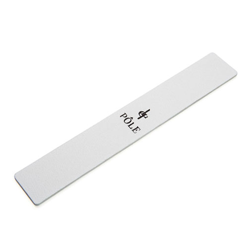 POLE Пилка для ногтей (белая, широкая, 100/100) улучшенная (900376)