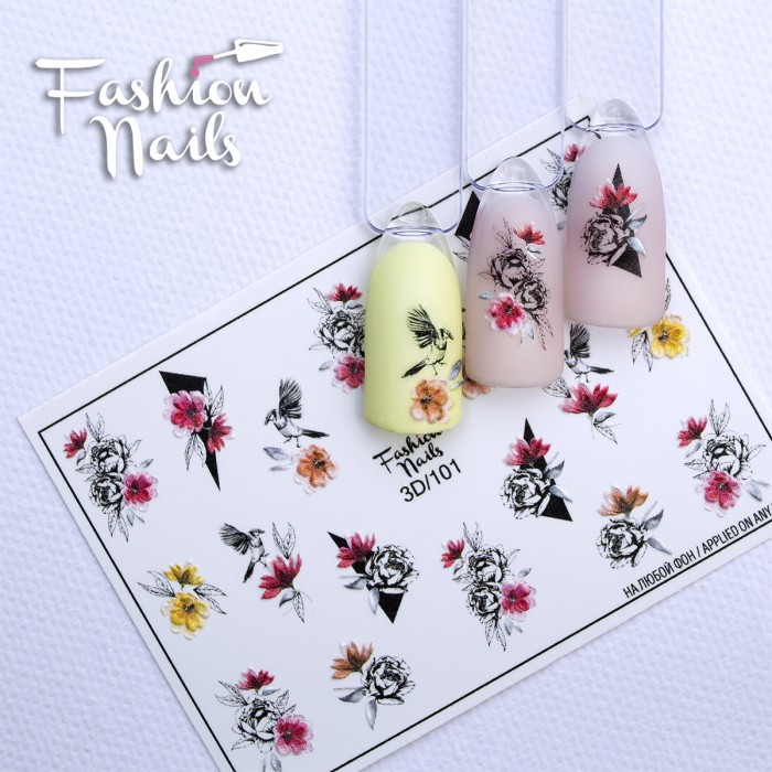 Fashion Nails Слайдер-дизайн 3d 101*