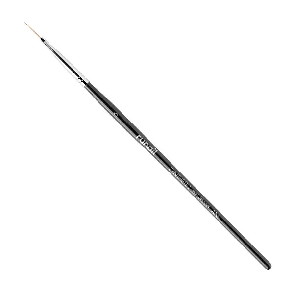 ruNail Кисть для дизайна Mini Stripper Synthetic ANL №6 0172