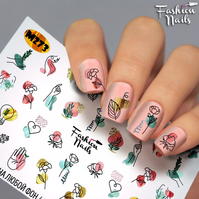 Fashion Nails Слайдер-дизайн Metallic 273*