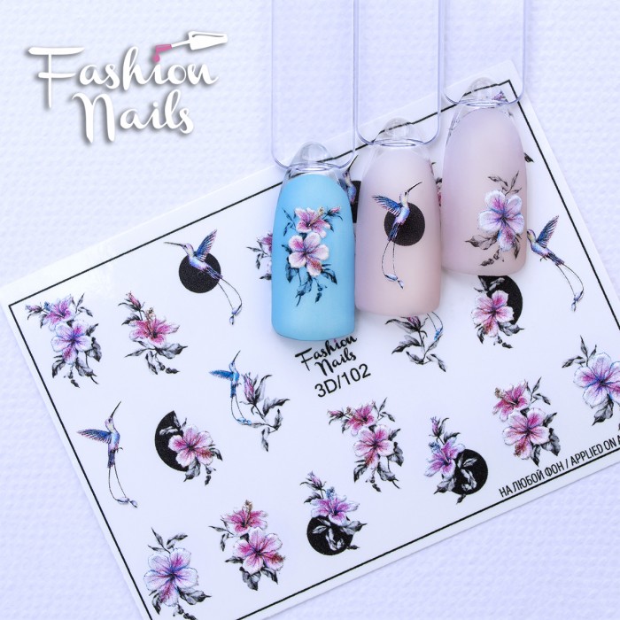 Fashion Nails Слайдер-дизайн 3d 102*