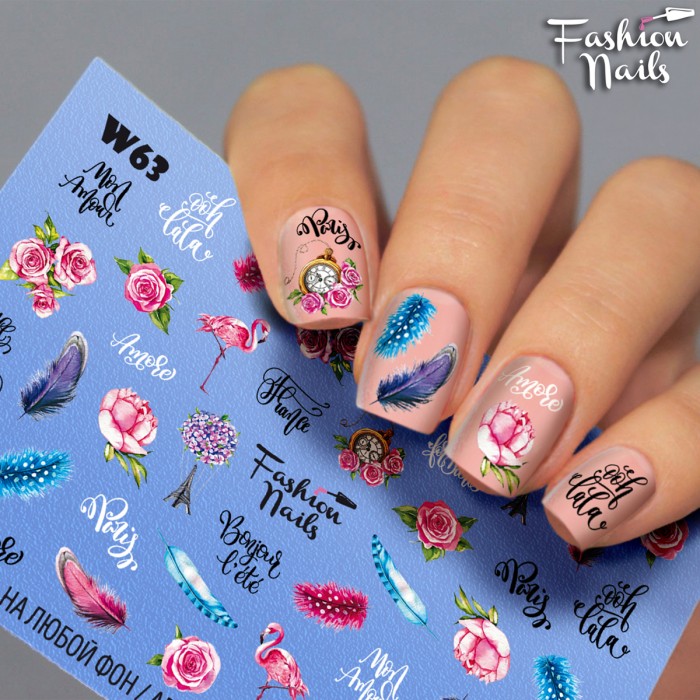 Fashion Nails Слайдер-дизайн White 063*