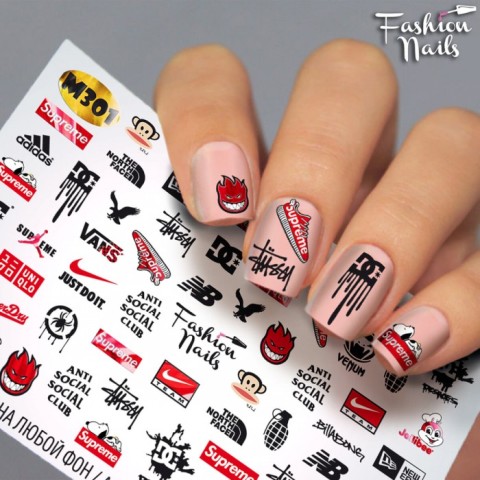 Fashion Nails Слайдер-дизайн Metallic 301*