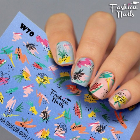 Fashion Nails Слайдер-дизайн White 070*