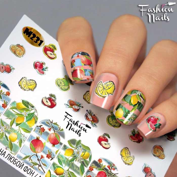 Fashion Nails Слайдер-дизайн Metallic 231*