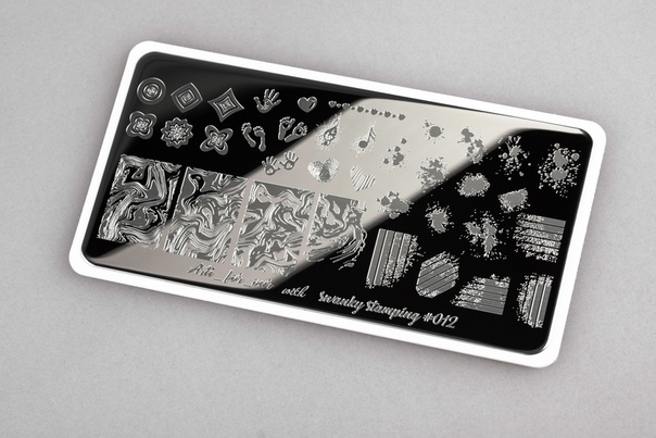 Swanky Stamping Arti for you with Пластина 012*