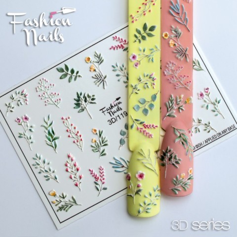 Fashion Nails Слайдер-дизайн 3d 119*