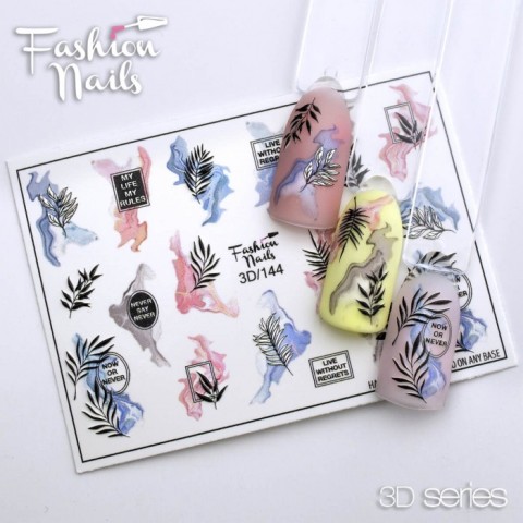 Fashion Nails Слайдер-дизайн 3d 144*