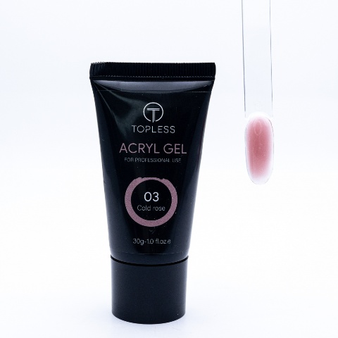 TOPLESS Acryl Gel 03 Cold Rose (30 мл)