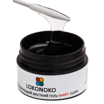 LOKONOKO Гель моделирующий жесткий HARDY CLEAR (15 мл)