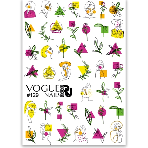 Vogue Nails Слайдер-дизайн #129*