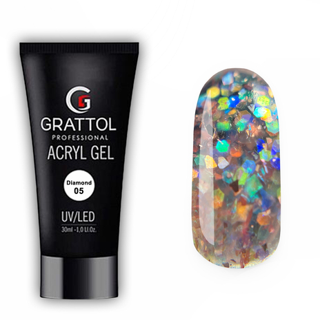 Grattol Acryl Gel Diamond 05 (30 мл)*